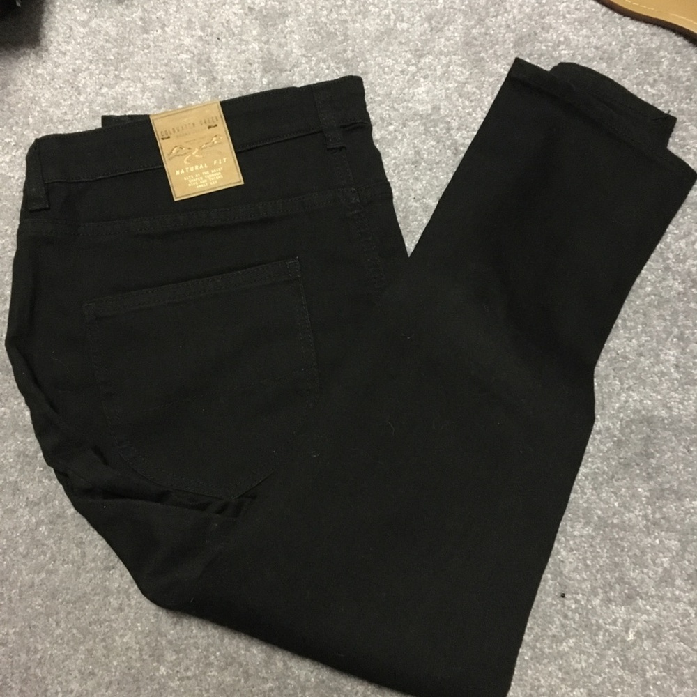 Coldwater Creek black ankle jeans NWT 16P